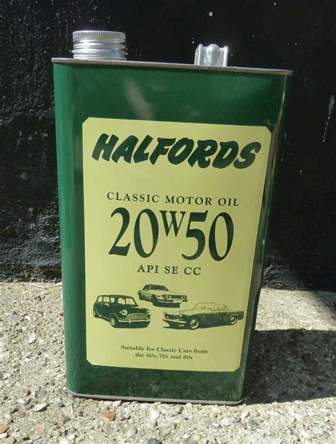 halfords 20 50 classic engine oil.